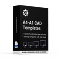 A4-A1 Portrait & Landscape Templates
